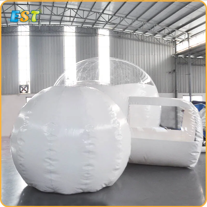 Большая Надувная Палатка Igloo с туннелем прозрачная надувная палатка из