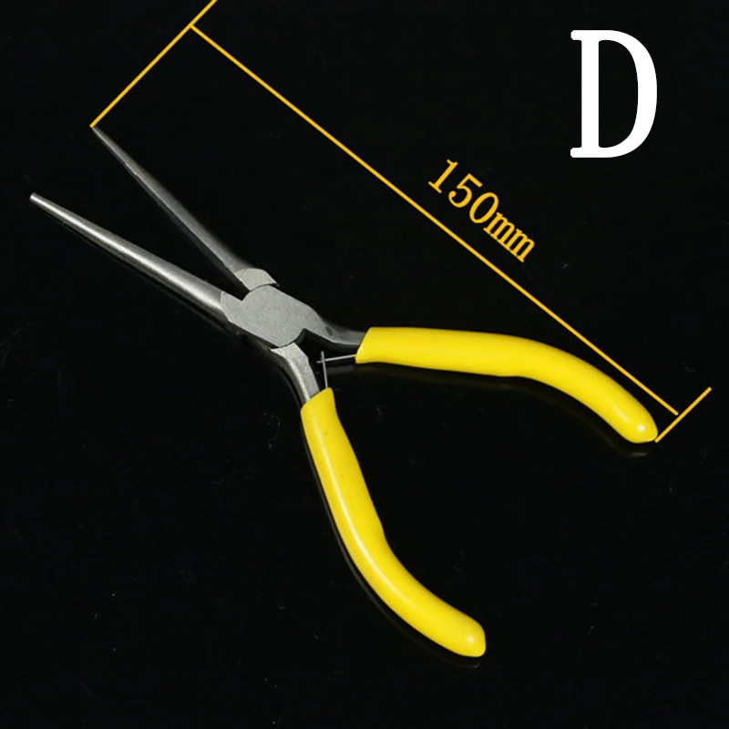1 шт. плоскогубцы длинный нос диагональ мини Топ Режущий инструмент для ремонта бытовой практичный кусачки ручные инструменты электрические провода Кабельные резаки - Цвет: D