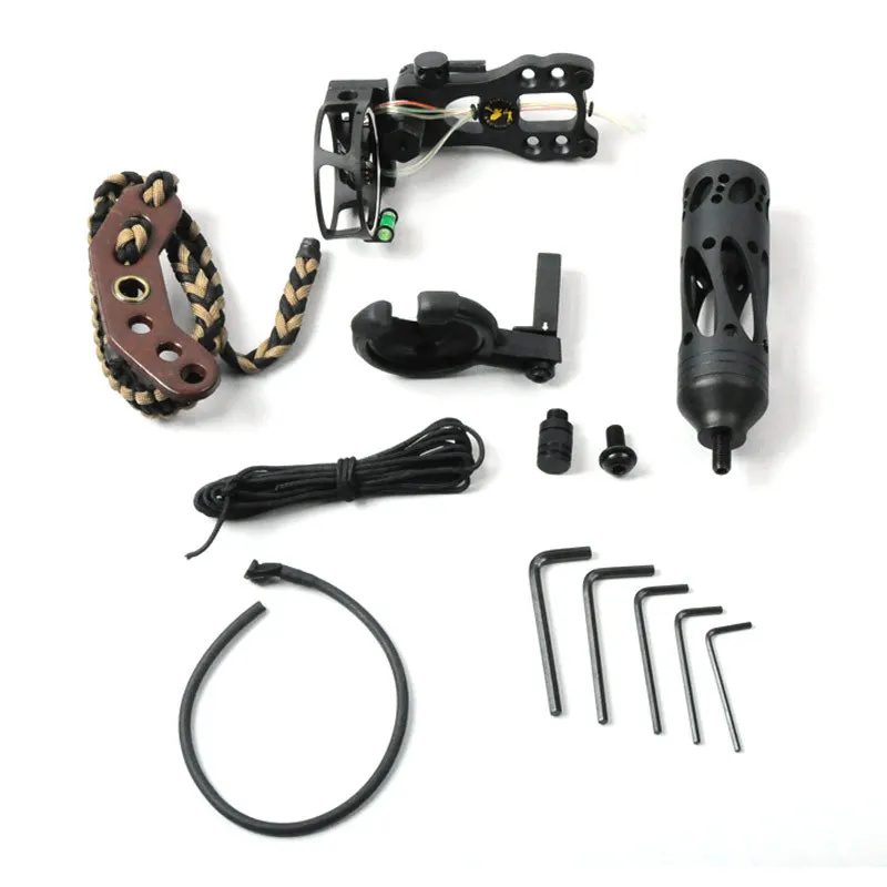 

Free shipping Black arrival TP2000 Archery acccessories Combo set for compound bow archery upgrade combo