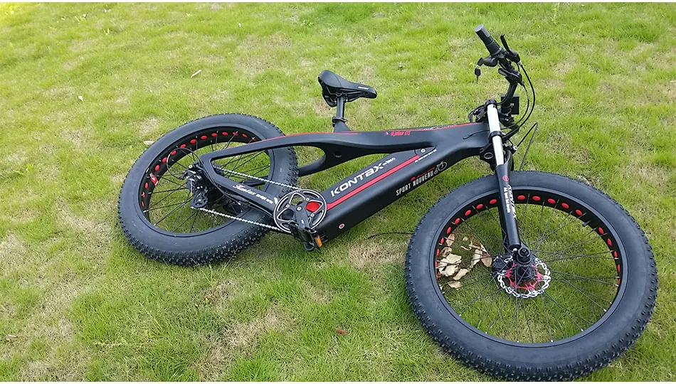 Discount 2019 New Electric Beach Bike Snowmobiles Help Mountain Bike Off-road Bicycle Roller Roller Bike Fury Lithium Electricity 8