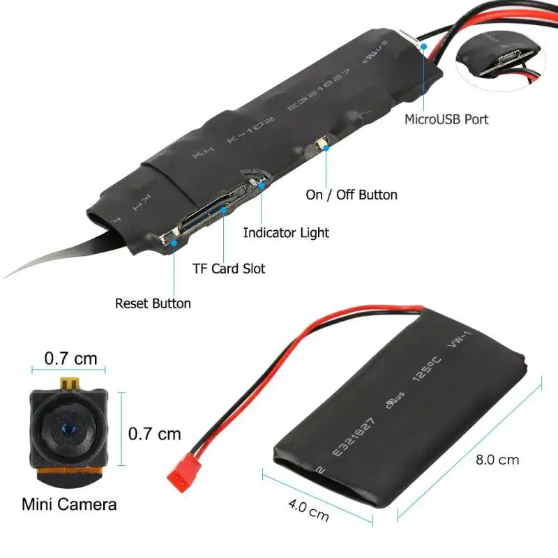 Мини Wi-Fi Камера P2P Micro Камера HD 1080 P DIY модуль IP звук Запись обнаружения движения видео камера видеокамера Цифровая Камера