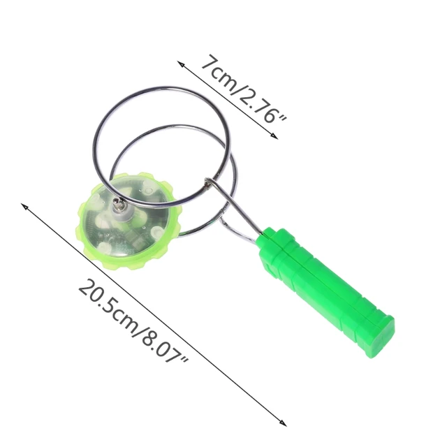 HBB Magnetic Gyro Wheel Magic Spinning LED Colorful Light Gyro YoYo Toys Kids Birthday Gifts Children Classic Toy 3