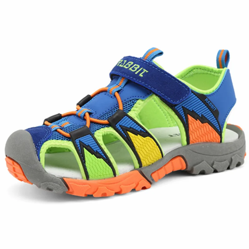 

Children Boys Sandal Summer Fashion Kids Cut-outs Sandals Child Baby Shoes Canvas Rain Sandals Breathable Rubber Flats Shoes