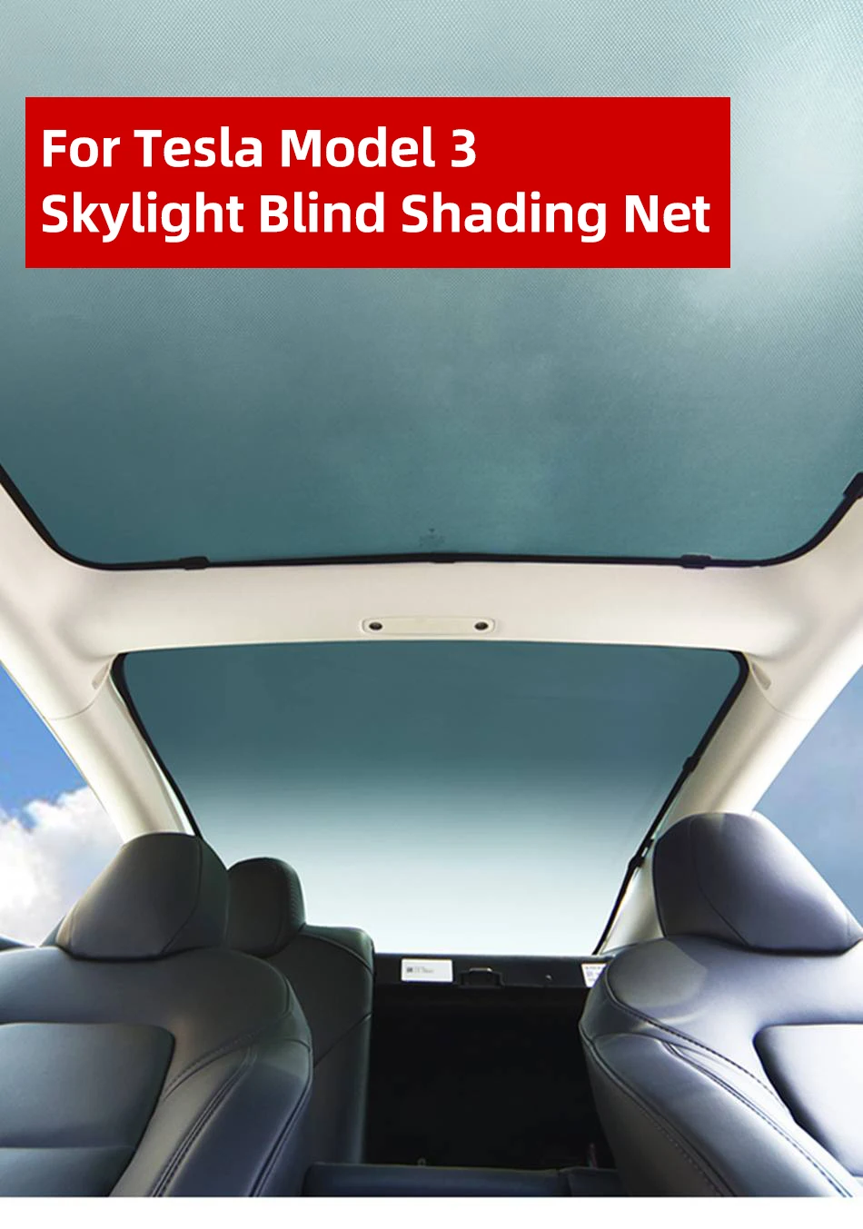 Sunroof Sunshade For Tesla Model 3 Glass Roof