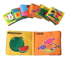 Livros de Pano Do Bebê macio Infantil Carrinho de Aprendizagem Educacional Brinquedos Chocalho Mordedor Bebe Móvel Para O Bebê Recém-nascido 0-12 meses