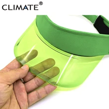 Климат крутой солнцезащитный козырек отвесный модный прозрачный пластиковый козырек летняя кепка Солнцезащитная шляпа воздушный солнцезащитный козырек Топ Кепка s отдых пляж Casquette