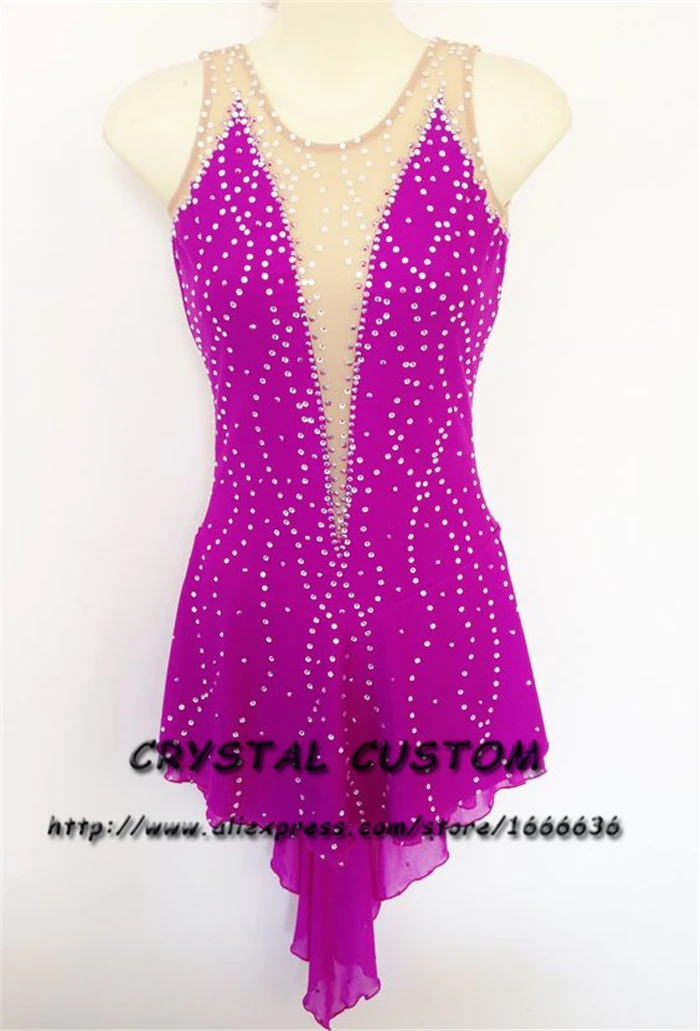 Crystal Custom Ice Skating Dress Adult New Brand Figure Skating Dresses