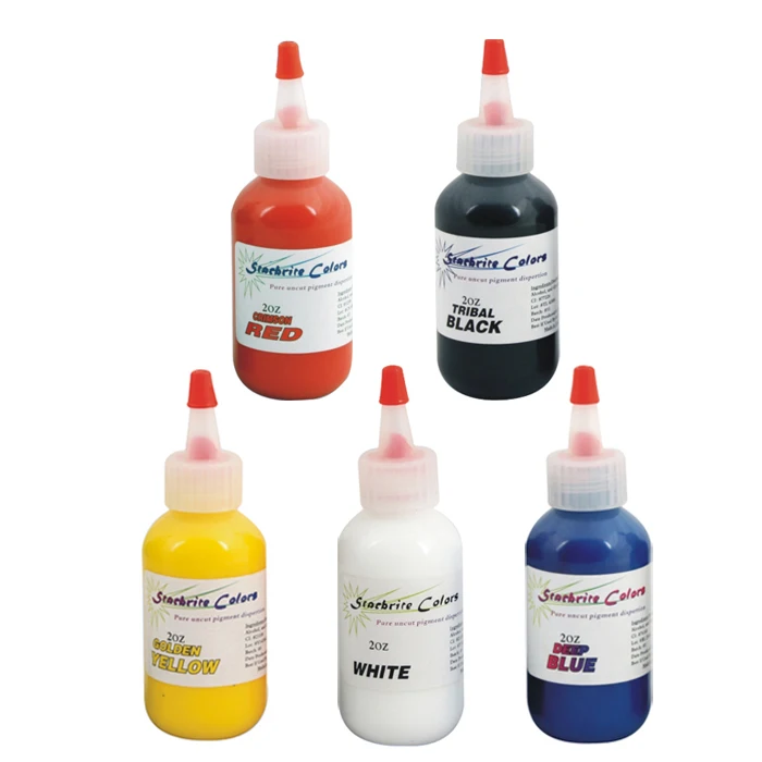 5pcs supplies tattoo ink set 60ml (2oz)permanent makeup pigments 5