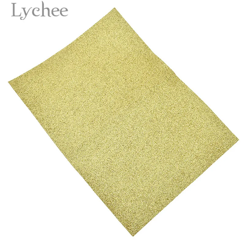 Lychee Life 29x21 см A4 самоклеящиеся блестящие ПУ ткань высокого качества шитье Синтетическая Кожа DIY материал для сумки одежды