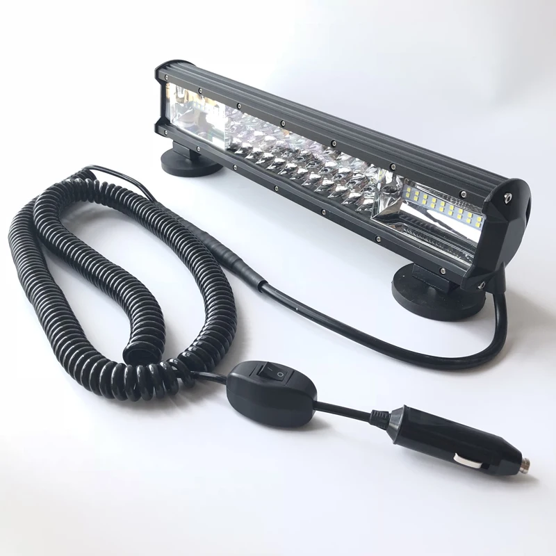 12v 24v Магнитный Монтажный кронштейн внедорожный светодиодный бар 216W