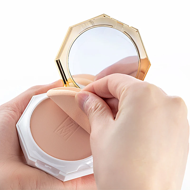 

TLM Pressed Powder Face Soft Finishing Powder Make up Compact Contour Foundation Makeup Base Concealer Corrector Highlighter 1Pc