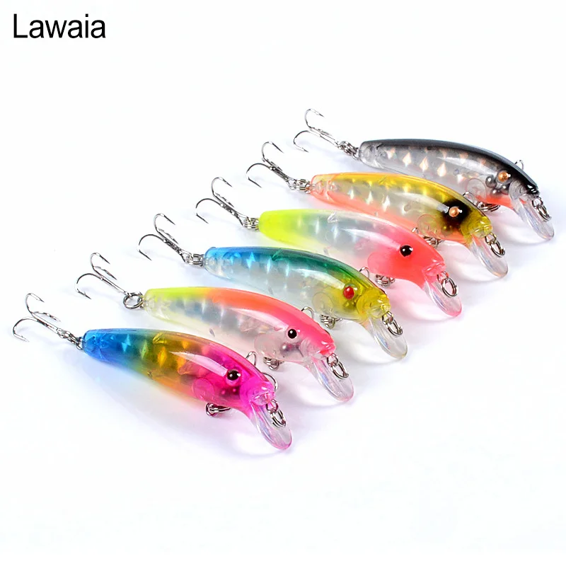 

Lawaia Fishing Lures Luya Laser Minor Minnow Simulation Bait 7cm/6.5g Plastic Bionic Lure Swimbait Spinnerbait Fish Tackle lures