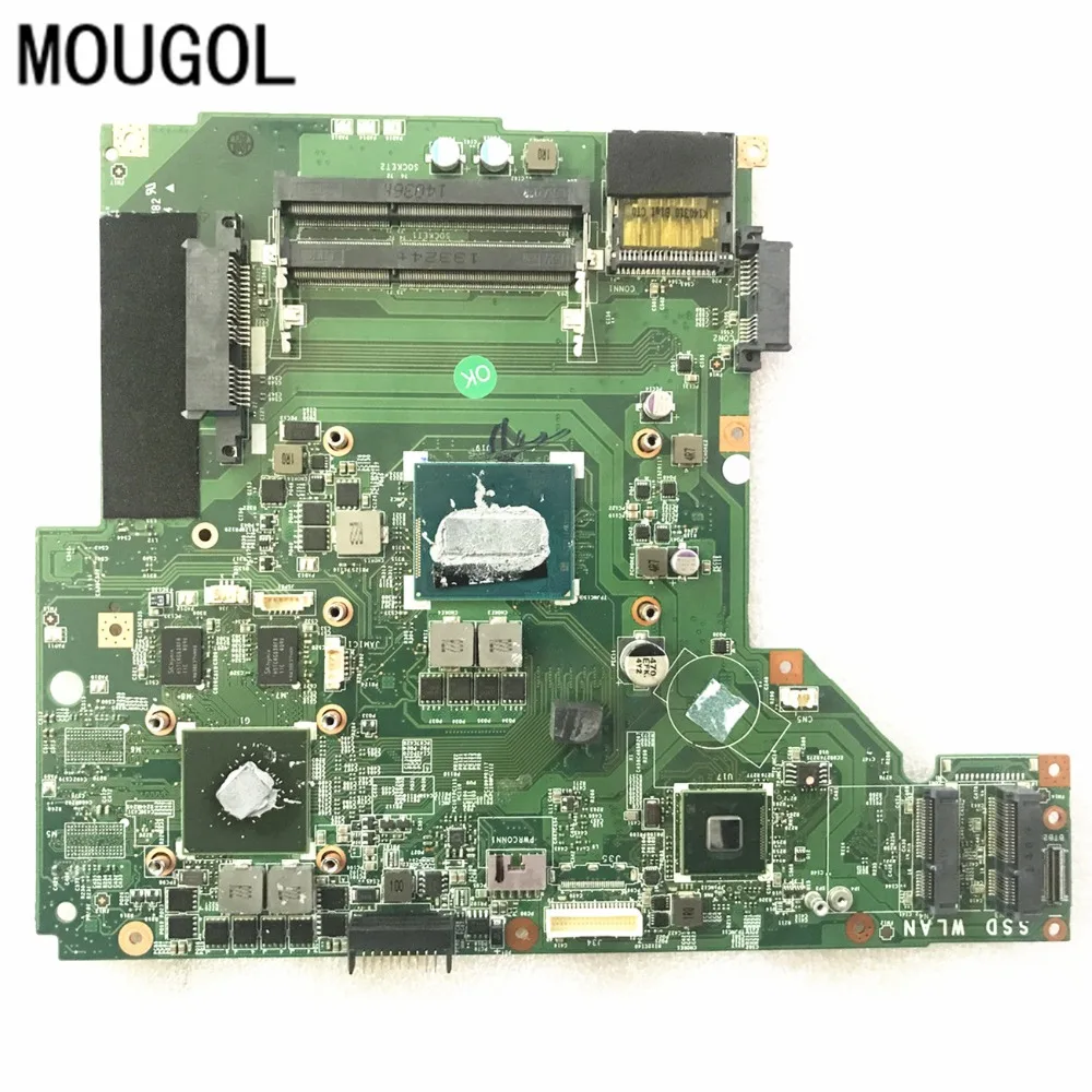 Mougol High-end материнская плата для MSI GE60 GP60 Материнская плата ноутбука MS-16GH1 I7-4710 N15P-GT-A2 тестирование