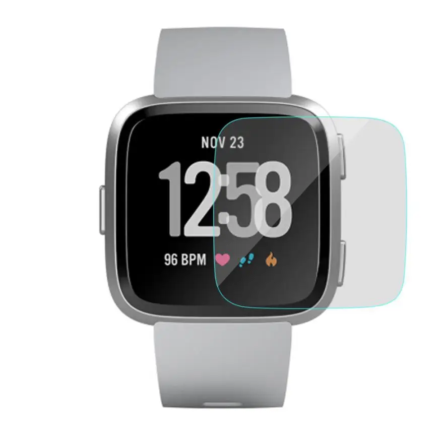 HD закаленное стекло ЖК экран Защитная пленка для Fitbit Versa фитнес трекер Браслет