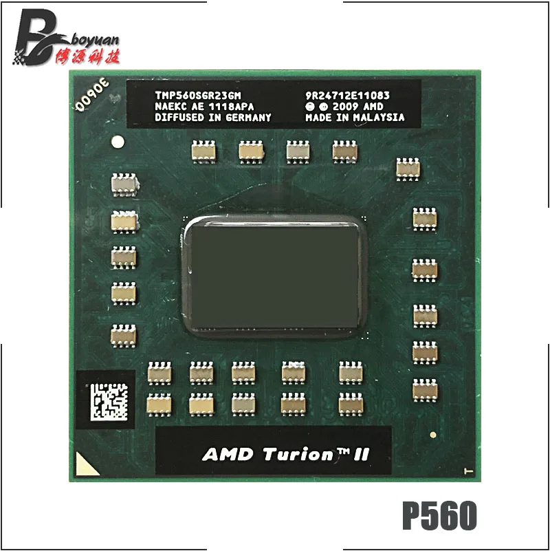 AMD Turion II Dual Core Mobiele P560 2.5 GHz Dual