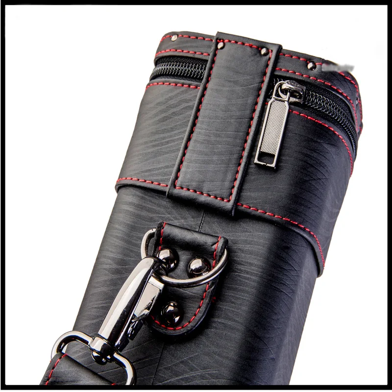 高品質の3シャフト2バットプールキューケースビリヤードアクセサリー5