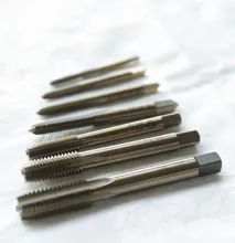 High quality HSS M35 5%Co Full CNC grinded 10PCS Machine straight Tap Screw Taps HSS M3 M4 M5 M6 M8 M10 M12 M14 M16 M18 for SS