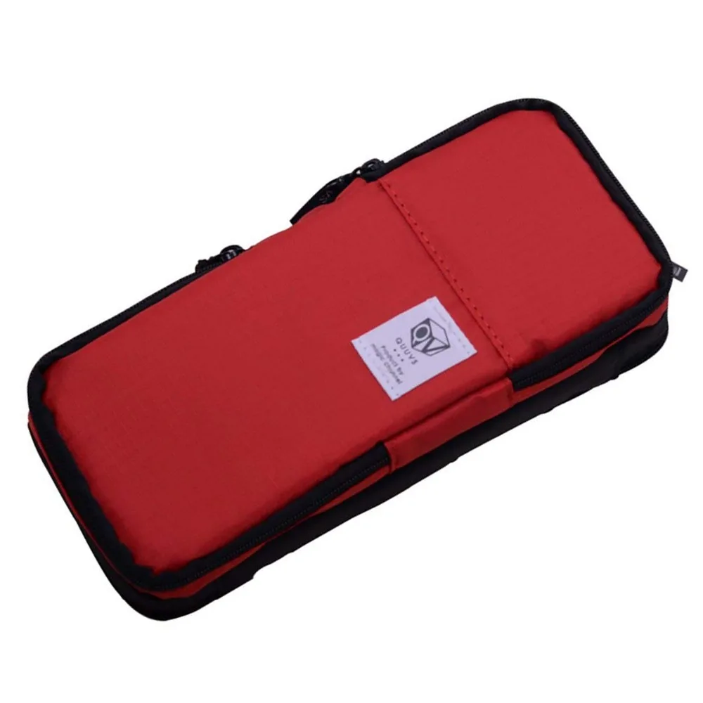 

SOONHUA Nylon Multifunction Pen Bags School Office Pencil Case Large Capacity Stationery Supplies Box With Multiple Compartments