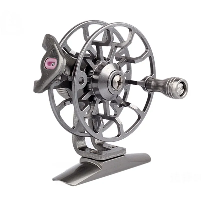 Aluminum Fly Fishing Reel Diameter 55mm Size Right Hand Retrieve Single Action fishing accessories Tools #4S11 (2)