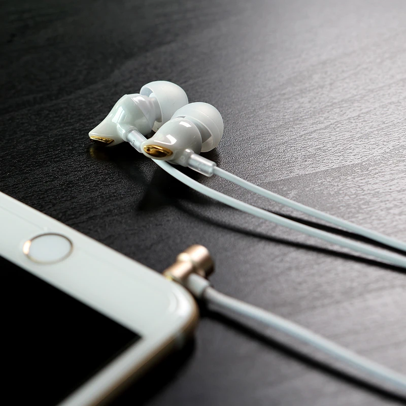 ROCK In Ear, циркониевые стерео наушники,, 3,5 мм, сбалансированная гарнитура с эффектом погружения для iPhone, samsung, роскошные наушники с микрофоном