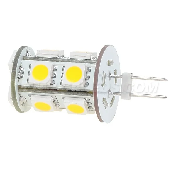 Диммируемая 13 Led G4 лампа 5050SMD G4 лампы 12VAC/12VDC/24VDC белое свечение, теплое белое свечение, 10 шт./лот