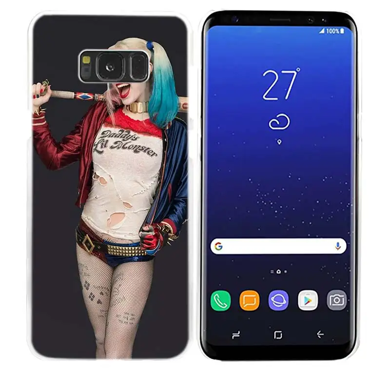 Харли Квинн Отряд Самоубийц для samsung Galaxy Note 8 9 M30 M20 M10 S10 S9 S8 Plus S7 S6 Edge жесткий пластиковый чехол для телефона - Цвет: 12