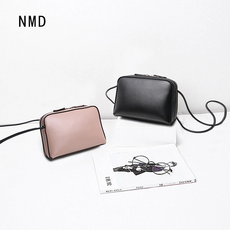 

NMD Original women shoulder messenger bag genuine leather handbag female fashion crossbody bag ladies solid small tote bag purse
