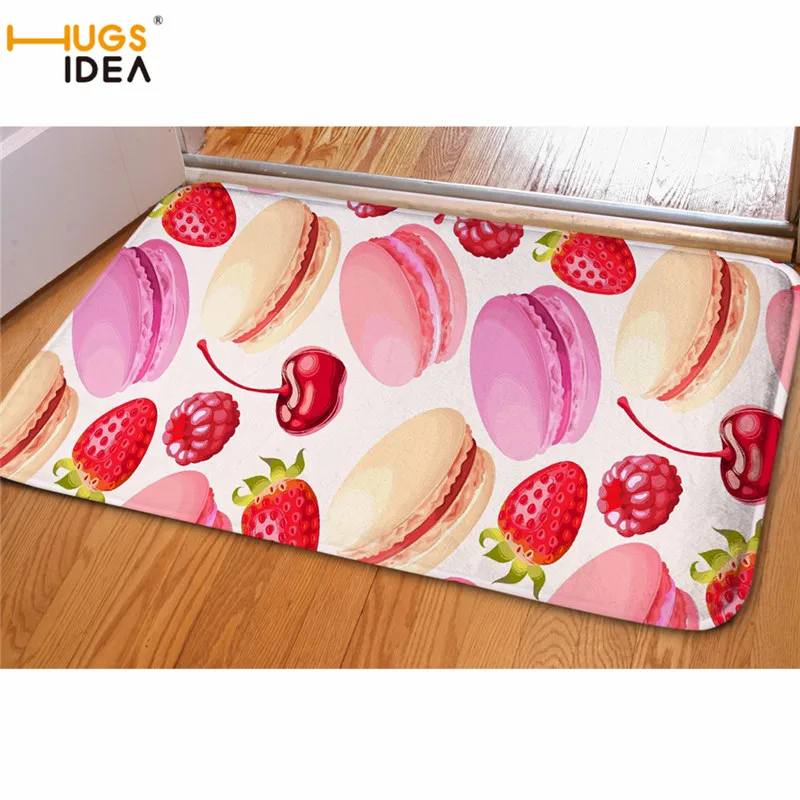 HUGSIDEA красочный торт из конфет 3D принт ковер для гостиной Детская спальня коврик моющиеся коврики для ванной нескользящие коврики Tapis