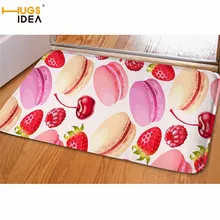 HUGSIDEA красочный торт из конфет 3D принт ковер для гостиной Детская спальня коврик моющиеся коврики для ванной нескользящие коврики Tapis