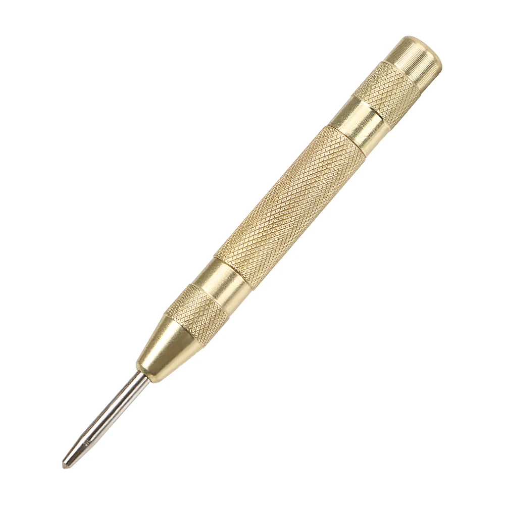

NICEYARD 5-inch Marking Starting Holes Tool Spring Loaded Window Breaking Device Drill Bit Punching Tool Automatic Center Punch