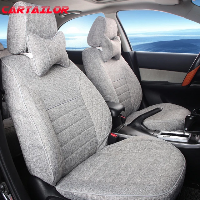 CARTAILOR Car Seat Cover Flax Styling for 2017 Suzuki Ignis Accessories