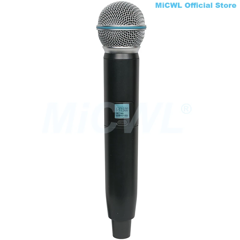 Pro QLX-D приемник Beta58 UHF двойной ручной сценический беспроводной микрофон система караоке 2 гарнитура петличный бежевый набор микрофона