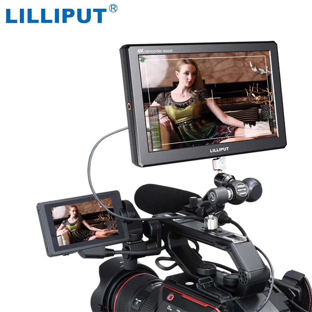Lilliput A8 A8S 8,9 дюймов Utra тонкий ips Full HD 1920x1200 4K HDMI 3D-LUT накамерный видео полевой монитор для DSLR камеры видео