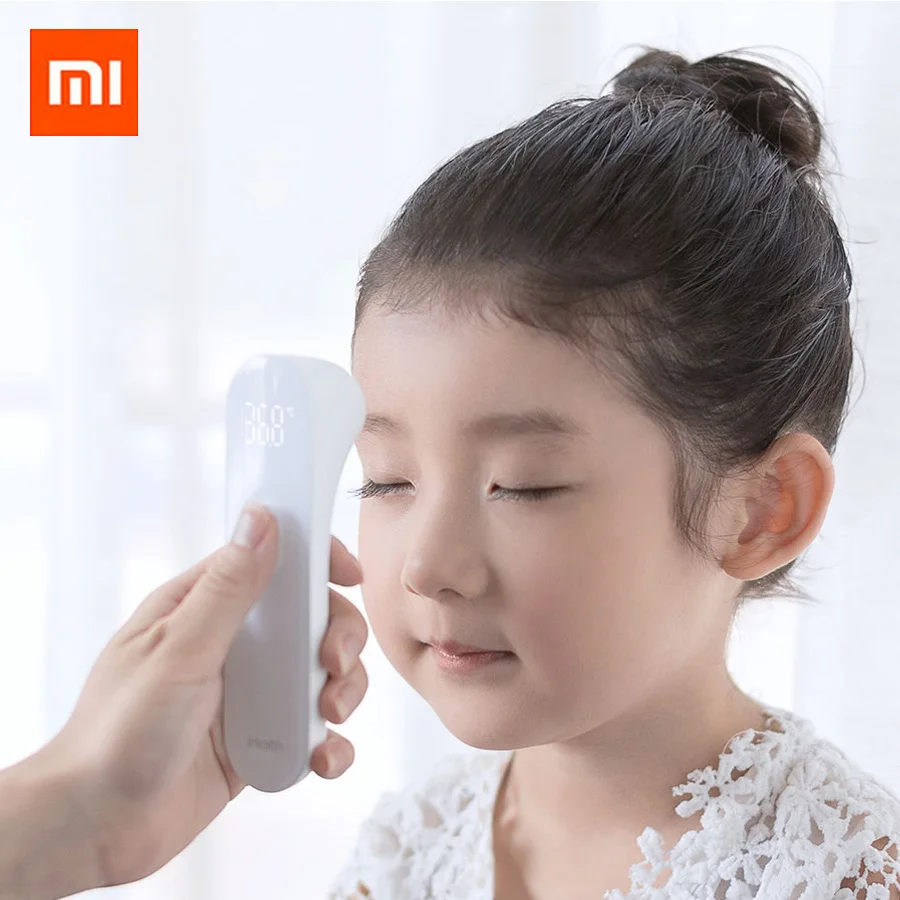 

Original Xiaomi Mijia iHealth Thermometer Accurate Digital Fever Infrared Clinical Thermometer Non Contact Measurement LED Shown