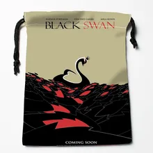 Custom Black Swan Drawstring Bags Custom Storage Bags Storage Printed gift bags More Size 27x35cm Compression Type Bags