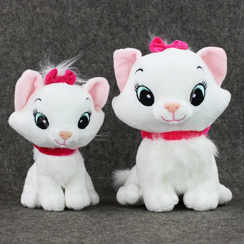 

20cm or 24cm The Aristocats Cat Plush Toys Marie Cat Soft Stuffed Animals Plush Toys Doll for Children