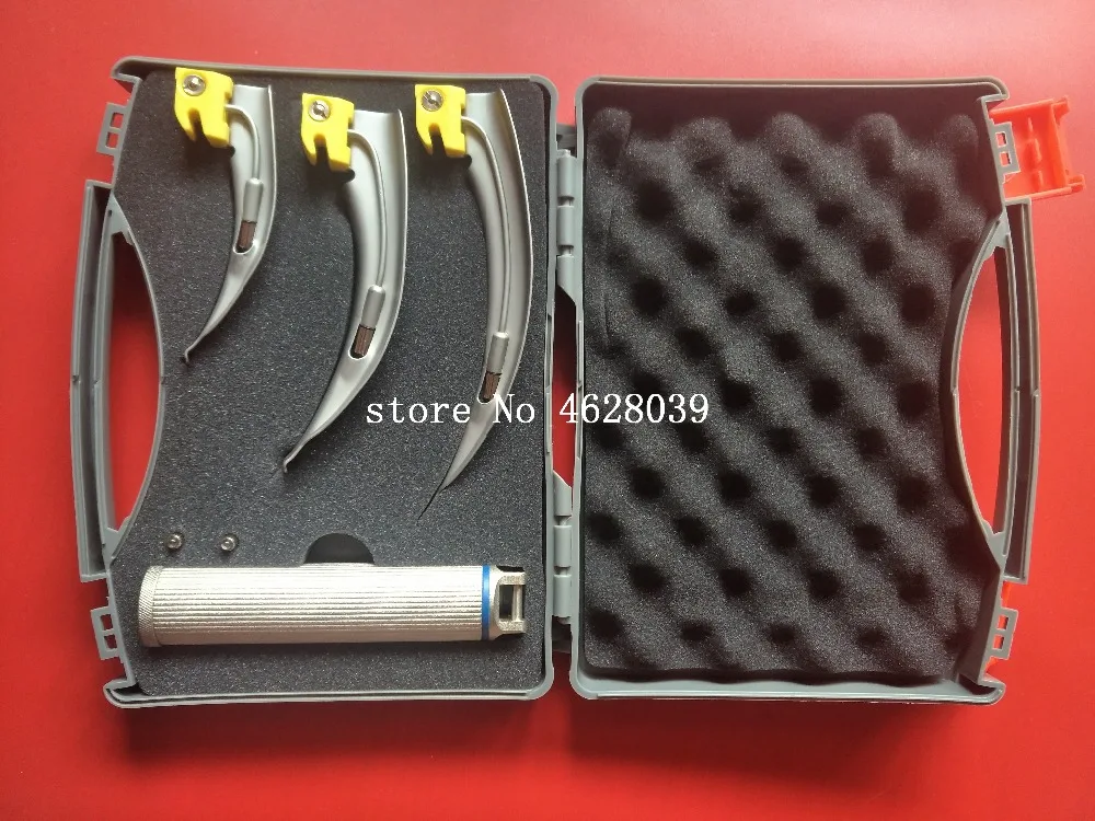 

Hot Sale Anesthesia laryngoscope Stainless steel Adult VET Throat detection tool Free Shipping Top Quality