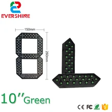 1" зеленый цвет модуль для Arduino 7-сегментный светодиодный Дисплей светодиодный Номер модуля газ/масло/АЗС Цена Светодиодный знаки