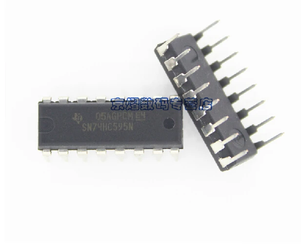 1 X SN74LS595N Texas Instruments – Registre à Décalage DIP16 (Lot P12)