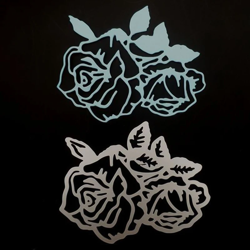 

Rose Carbon Steel Embossing Knife Mold Embossing Template Flower Stamp Cutting Dies Craft For Paper Card Marking Scrapbook Die