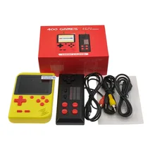 DHL 40 шт./партия Ретро игры 3,0 дюймов 8 бит Встроенный 400 Классические Игры Поддержка AV 2 плеера портативные игровые приставки