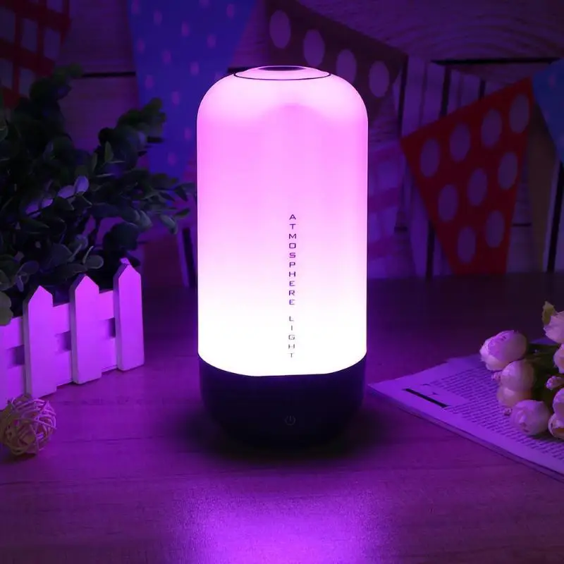 

LED Table Lamp 5W Touch Sensor Control Dimmable RGB Color Change Rechargeable Smart Table Lamp Night Light