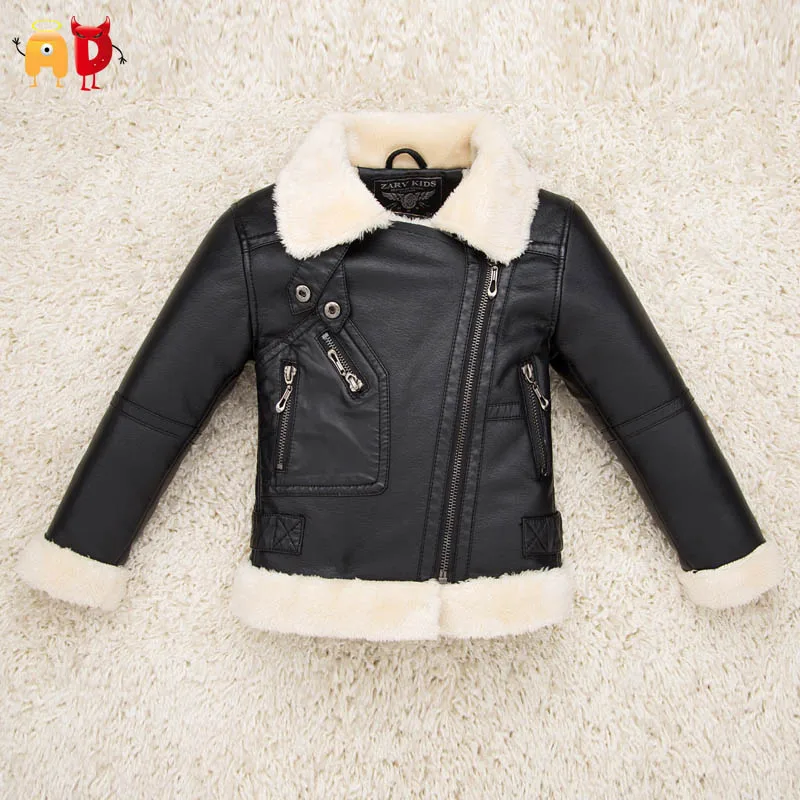AD/качественные кожаные куртки для мальчиков и девочек утепленное ...