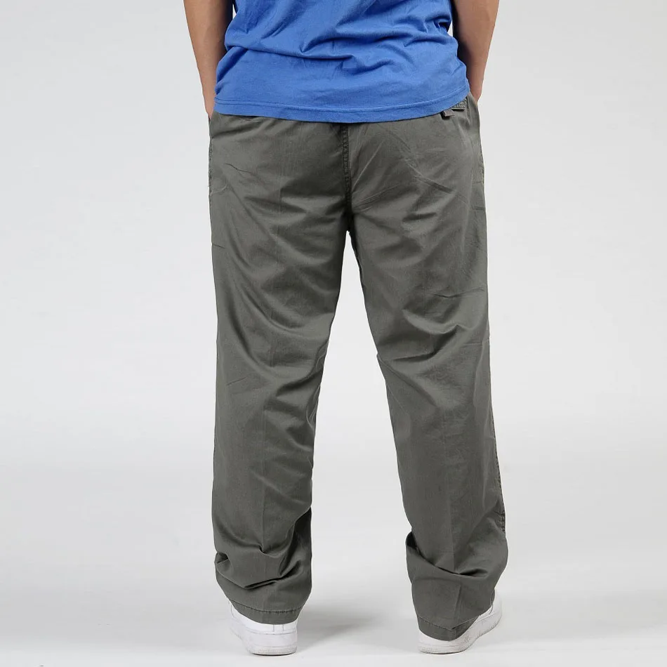 cargo pants with straps Summer Men Harem Cargo Pants Big Tall Men Casual Many Pockets Loose Work Pants Male Straight Trousers Plus Size 4XL 5XL 6XL tan cargo pants