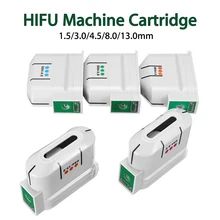 Прямая поставка HIFU ультразвуковая машина для лица 10000 снимков антивозрастной HIFU преобразователь/сменный картридж для лица