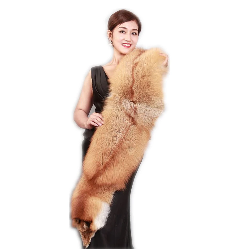 Luxury Natural Silver Fox Fur Shawl Wrap - Genuine Real Fur Scarf Patchwork Stole for Winter Bridal Fashion image 5