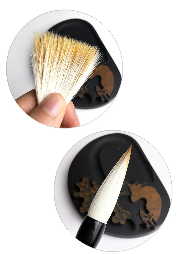 Caneta de Caligrafia Escova de Pintura Alta Qualidade Escrita Escovas Grande Médio Pequeno Roteiro Regular Handwrting 3 Pcs 6 writing brush
