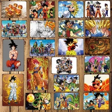 [WellCraft] Драконий жемчуг металлические знаки мультфильм плакат Декор для бара паба дома 20*30 см FG-214