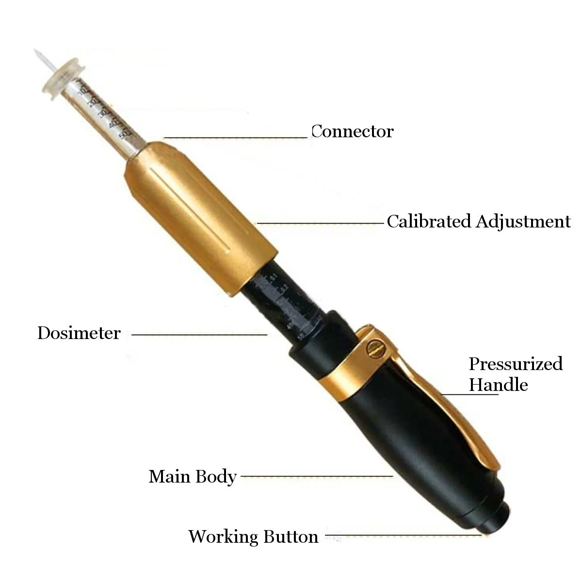 5 мл высокого давления гиалурон ручка для поднятия губ Удаление морщин мезотерапия инжекторный пистолет Гиалуроновый/гиалурон наполнитель ручка