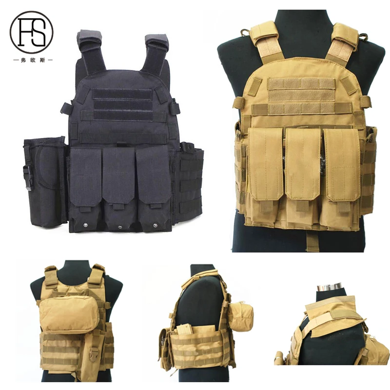 

Good Quality Men Outdoor Hunting War Game Tactical Vest Military Equipment Tactical Army Combat Protection Vest